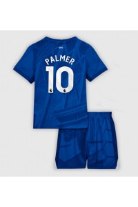 Fotbalové Dres Chelsea Cole Palmer #10 Dětské Domácí Oblečení 2025-26 Krátký Rukáv (+ trenýrky)